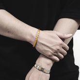 Men’s Simple Horn Bracelet – Natural Style Minimalist Fashion Jewelry